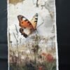 Butterfly Print Cotton Fabric Sew Onn Patch 9.5 x 5.5 Inch – SP0006